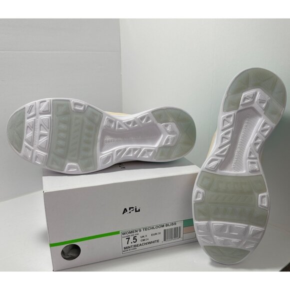 APL Womens Techloom Bliss Slip-On Sneakers 7.5 Mint/White Knit Luxe Sneakers NIB - Picture 8 of 10